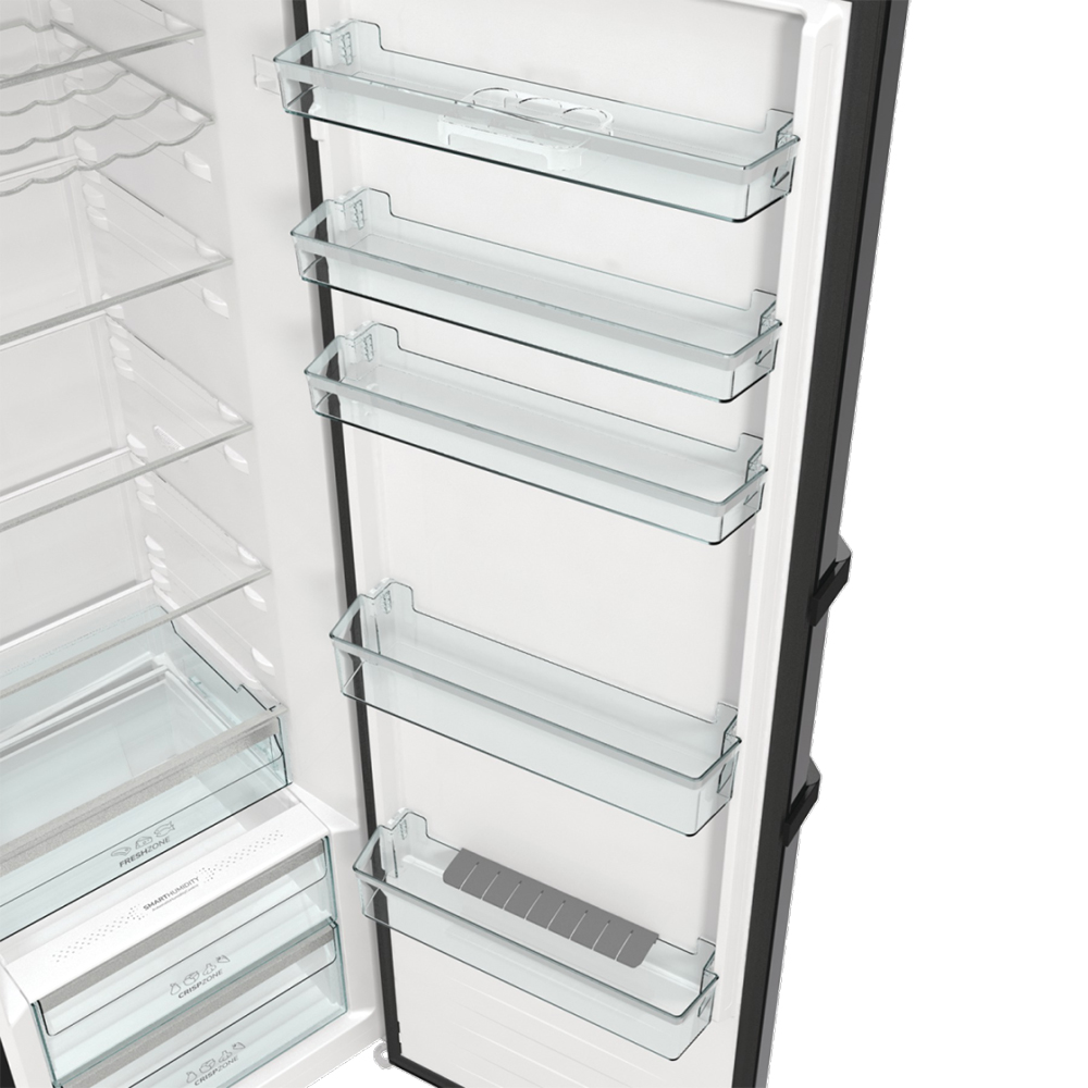 Frigider cu o usa GORENJE R619EABK6, 398 l, H 185 cm, Clasa E, negru
