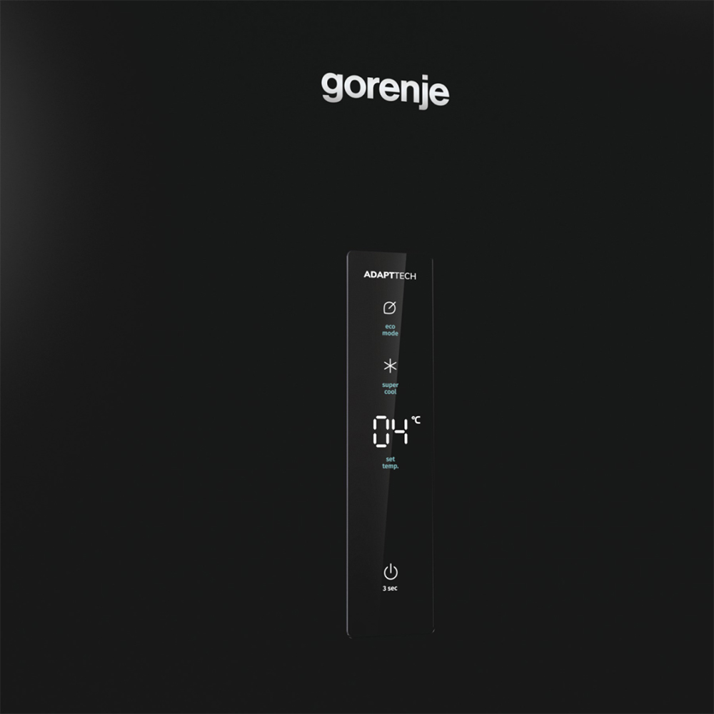 Frigider cu o usa GORENJE R619EABK6, 398 l, H 185 cm, Clasa E, negru