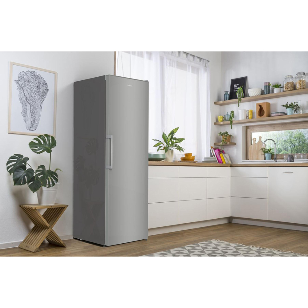 Frigider cu o usa GORENJE R619EES5, 398 l, H 185 cm, Clasa E, argintiu