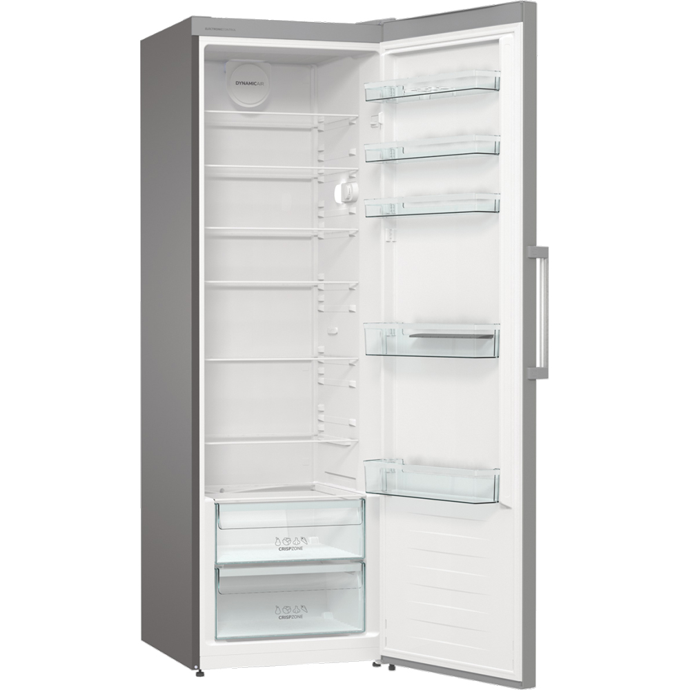 Frigider cu o usa GORENJE R619EES5, 398 l, H 185 cm, Clasa E, argintiu