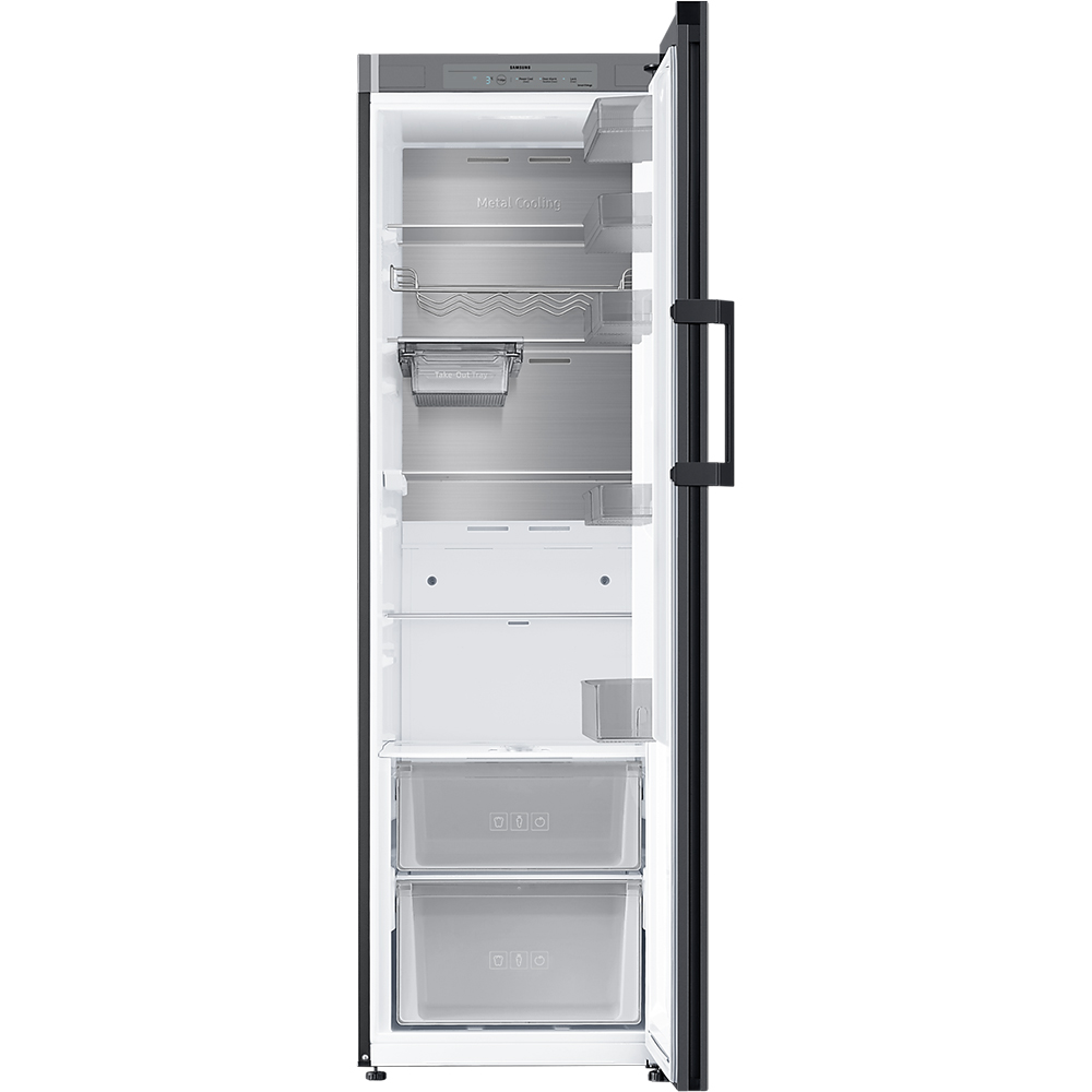 Frigider cu o usa SAMSUNG RR39C76C322/EF, Bespoke, No Frost, 387 l, H 186 cm, Clasa E, All-Around Cooling, negru