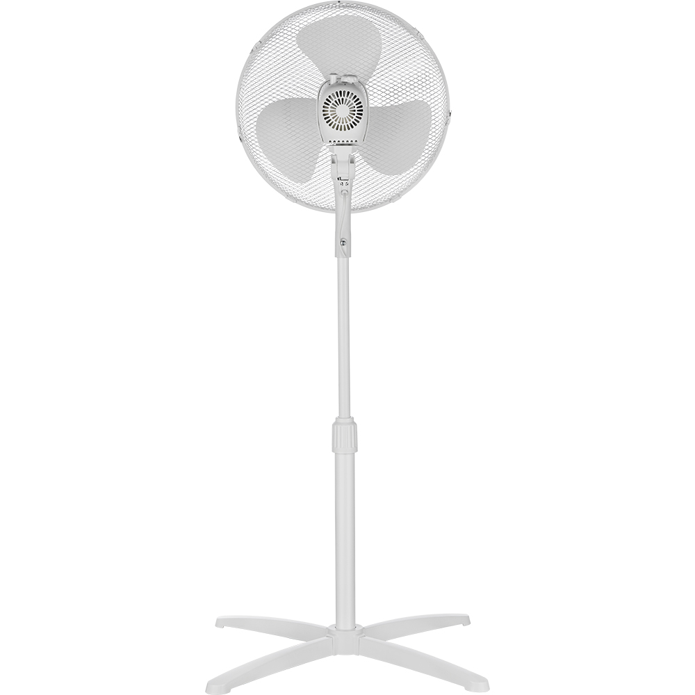 Ventilator cu picior MIDEA FS40-21M, 50 cm diametru, 3 trepte de viteza, 40W, alb