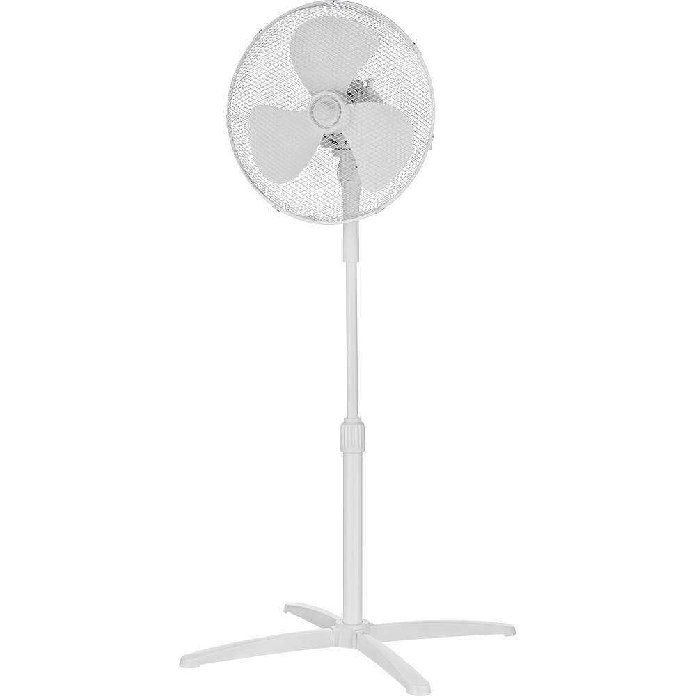 Ventilator cu picior MIDEA FS40-21M, 50 cm diametru, 3 trepte de viteza, 40W, alb
