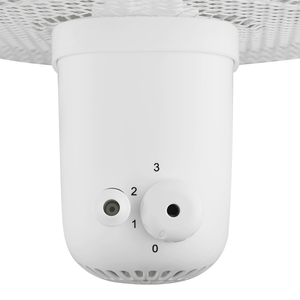 Ventilator cu picior MIDEA FS40-21M, 50 cm diametru, 3 trepte de viteza, 40W, alb