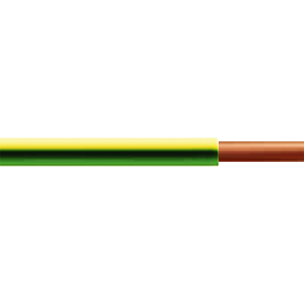 Conductor electric OMNICABLE, FY, 1 x 6mm2, verde-galben, metru