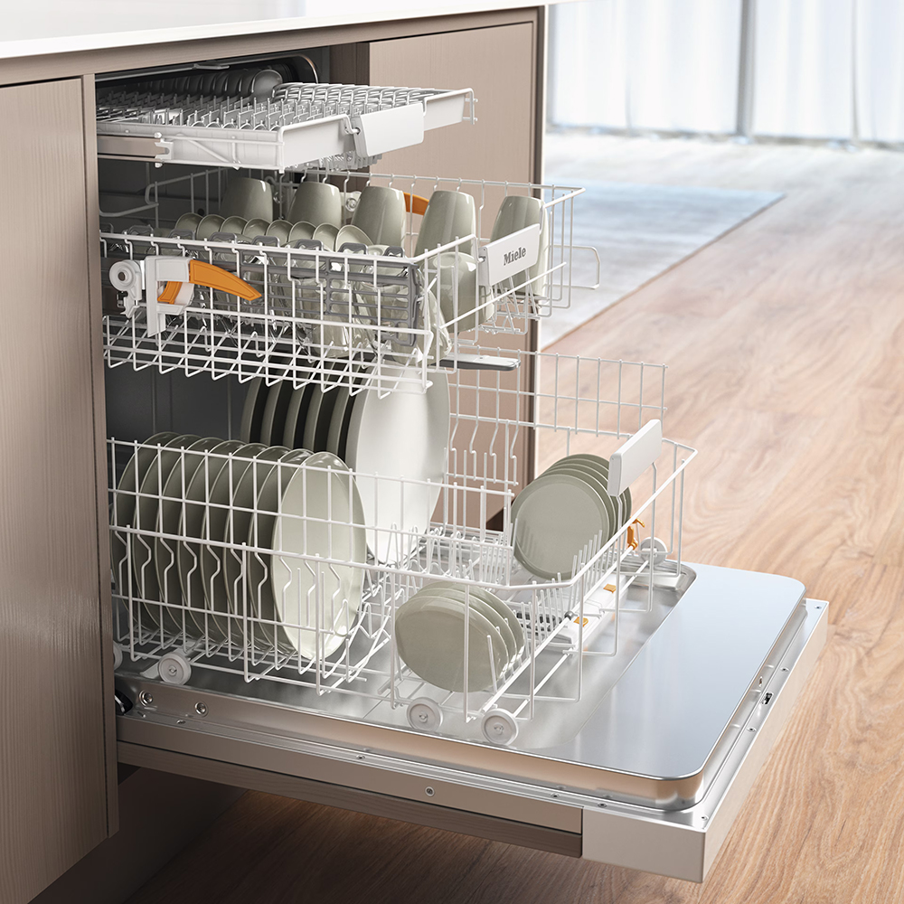 Masina de spalat vase semi-incorporabila MIELE G 5611 SCi Active, 14 seturi, 5 programe, 60 cm, Clasa A, alb