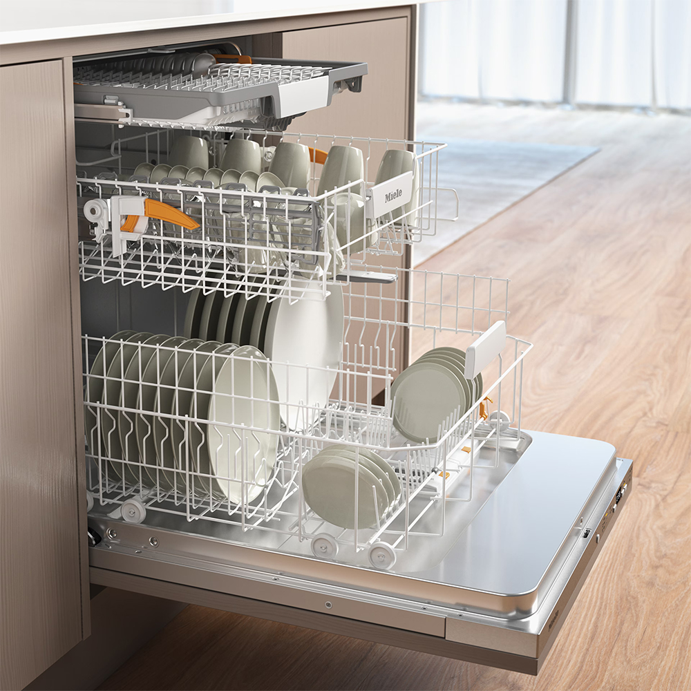 Masina de spalat vase incorporabila MIELE G 5851 SCVi Active Plus, 14 seturi, 5 programe, 60 cm, Clasa A, panou comanda inox