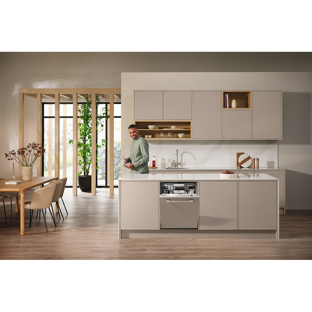 Masina de spalat vase incorporabila MIELE G 5851 SCVi Active Plus, 14 seturi, 5 programe, 60 cm, Clasa A, panou comanda inox