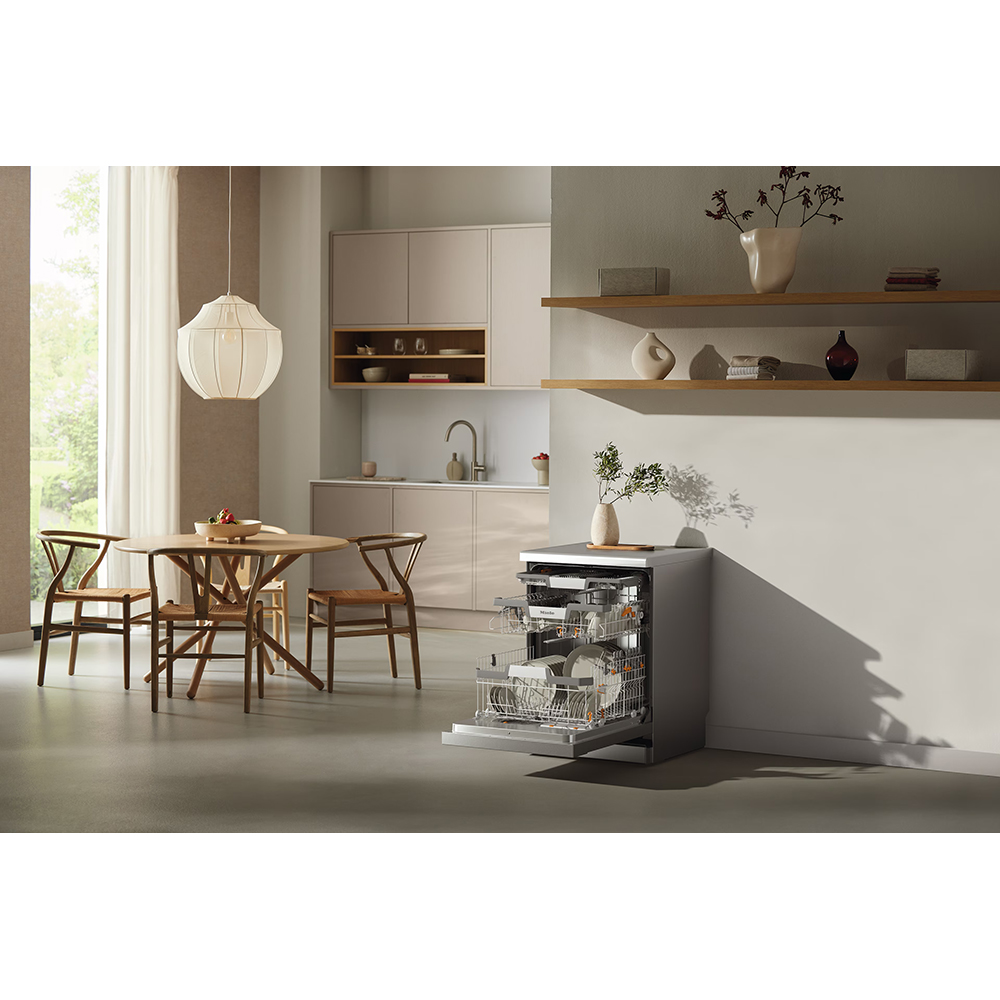 Masina de spalat vase independenta MIELE G 7040 SC Front AutoDos, 14 seturi, 5 programe, 60 cm, Clasa A, inox