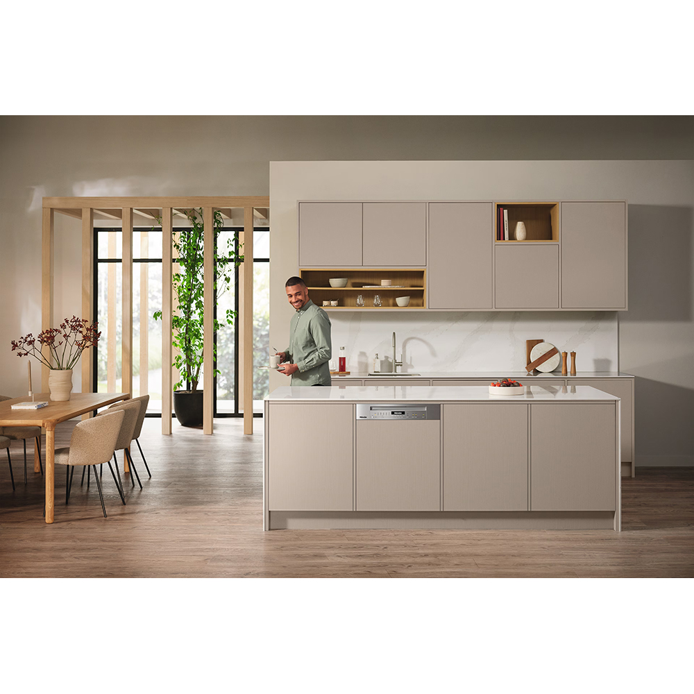 Masina de spalat vase semi-incorporabila MIELE G 7040 SCi AutoDos, 14 seturi, 5 programe, 60 cm, Clasa A, inox