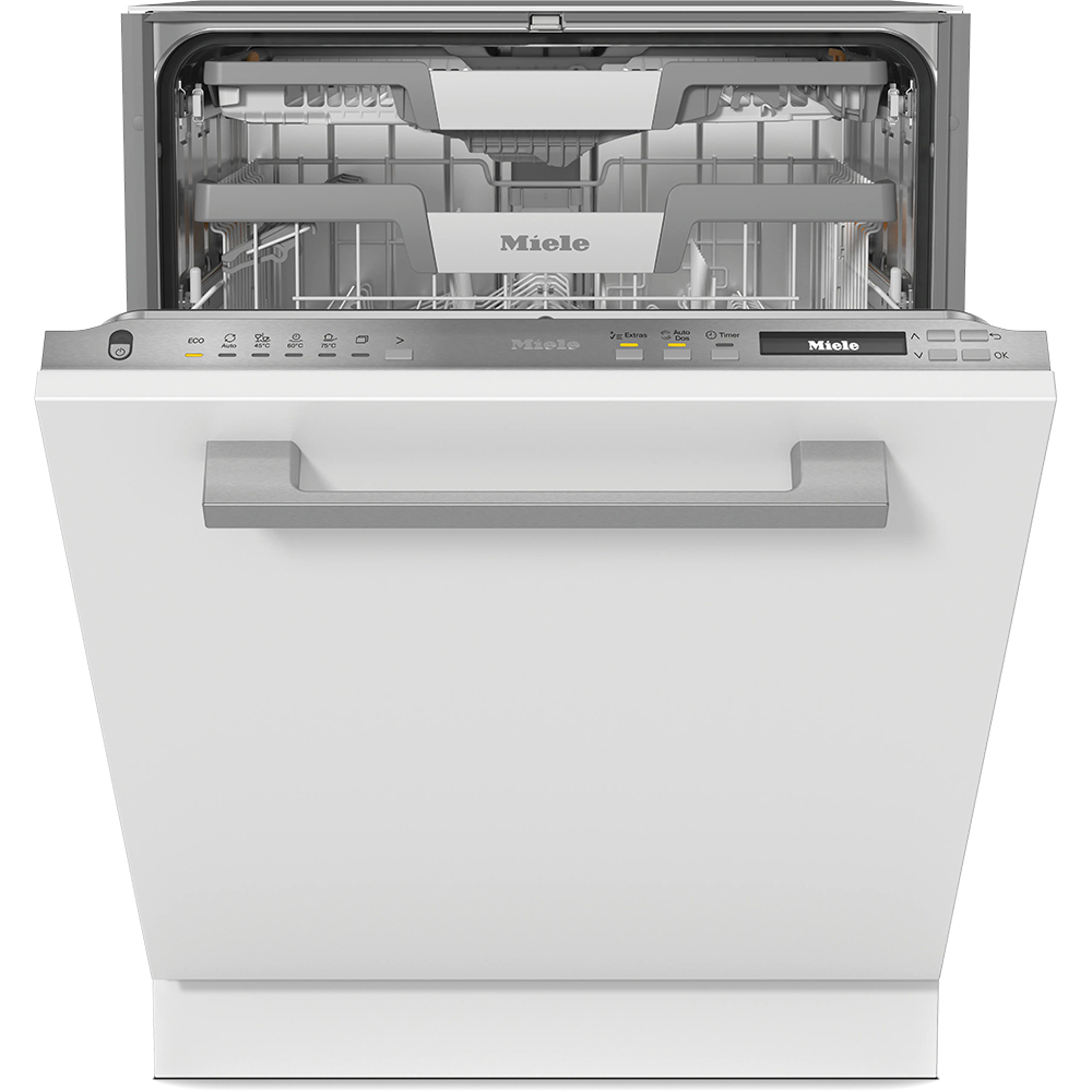 Masina de spalat vase incorporabila MIELE G 7080 SCVi AutoDos, 14 seturi, 5 programe, 60 cm, Clasa A, panou comanda inox