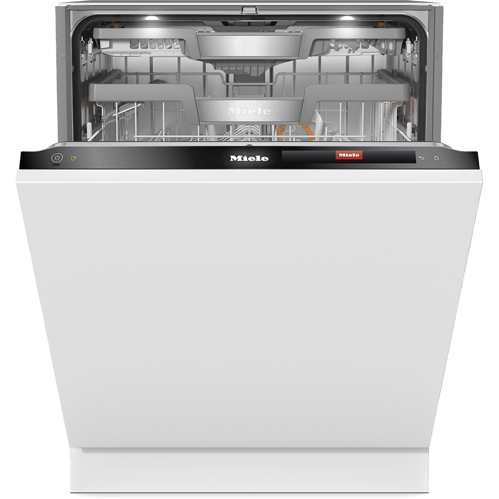 Masina de spalat vase incorporabila MIELE G 7980 SCVi AutoDos K2O, 14 seturi, 5 programe, 60 cm, Clasa A, panou comanda negru