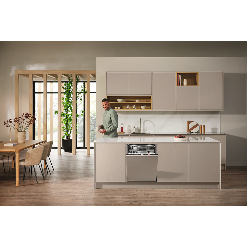 Masina de spalat vase incorporabila MIELE G 7980 SCVi AutoDos K2O, 14 seturi, 5 programe, 60 cm, Clasa A, panou comanda negru