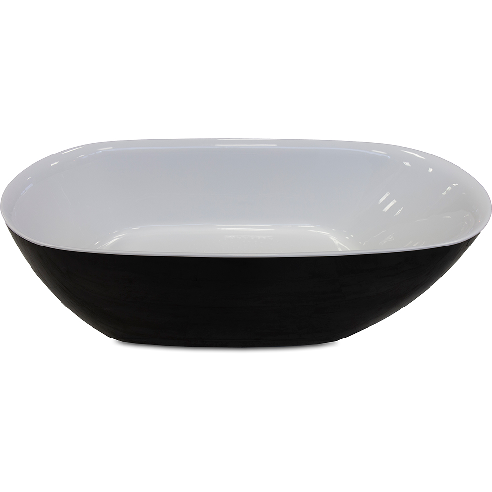 Cada baie freestanding SANOTECHNIK Sidney G9036, acril, 170 x 75 x 60 cm, negru