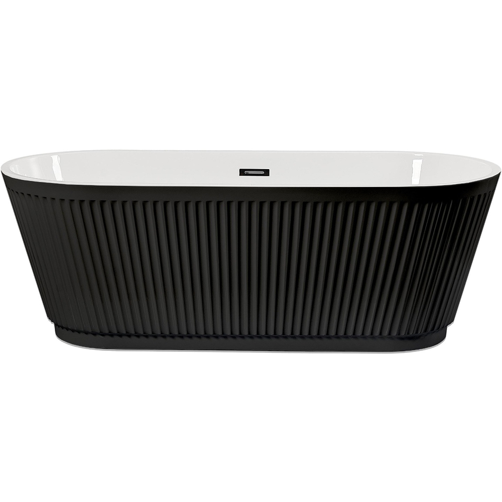 Cada baie freestanding SANOTECHNIK Tivoli, acril, 170 x 75 x 58 cm, negru