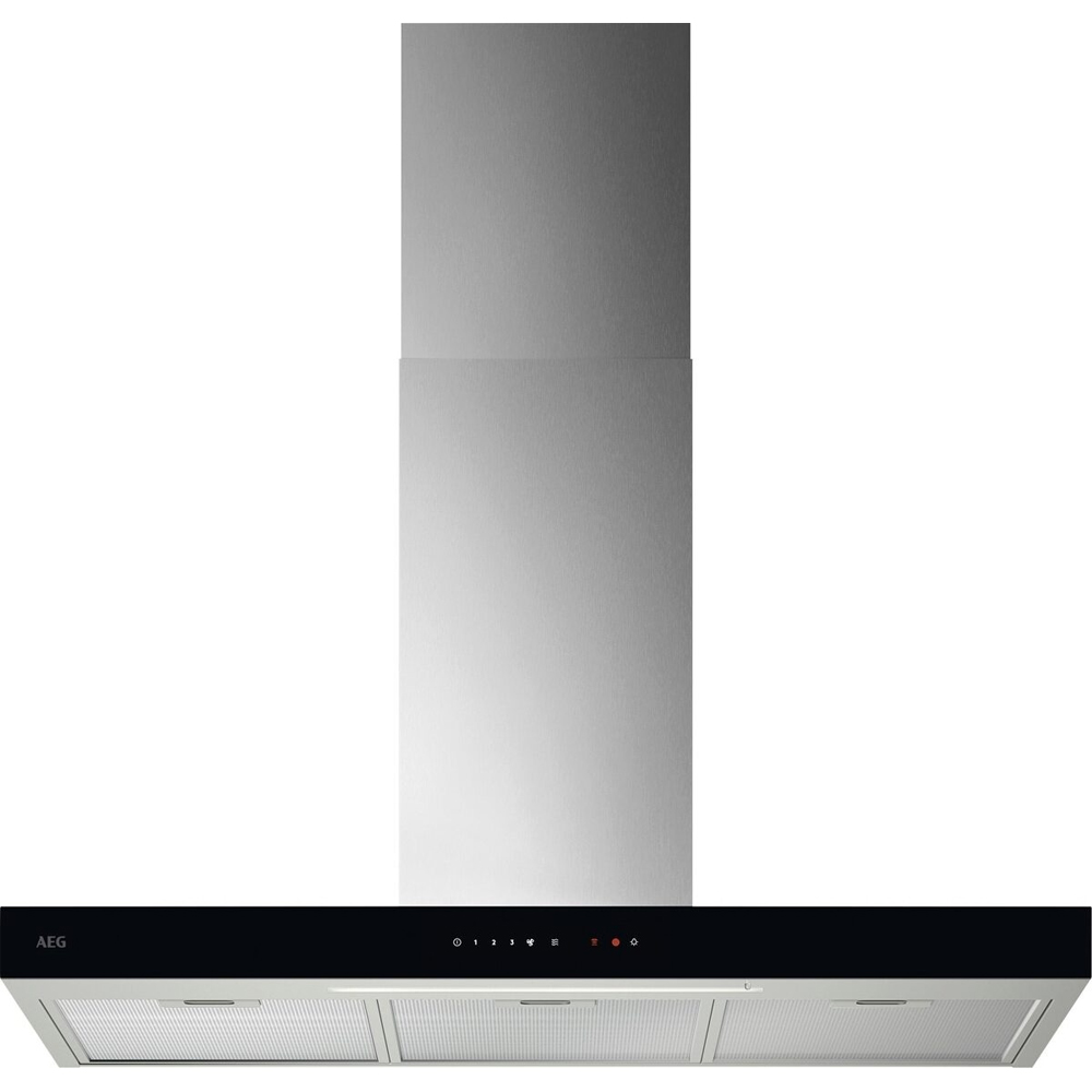 Hota decorativa AEG GB67D91HL, 1 motor, 730 m3/h, L 90 cm, inox