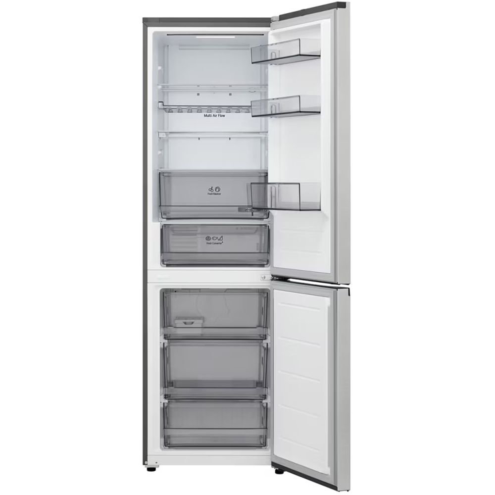 Combina frigorifica LG GBBS312APY, No Frost, 333 l, H 186 cm, Clasa A, ThinQ, argintiu