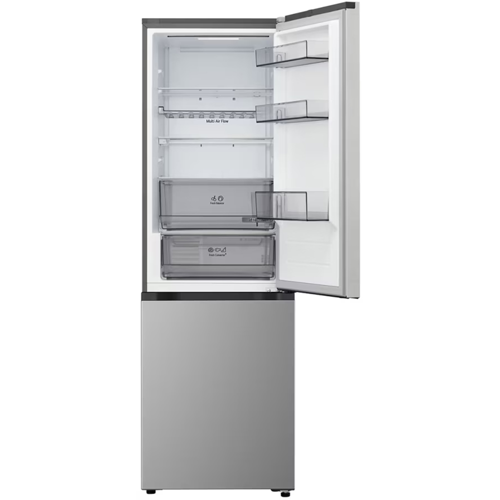 Combina frigorifica LG GBBS312APY, No Frost, 333 l, H 186 cm, Clasa A, ThinQ, argintiu