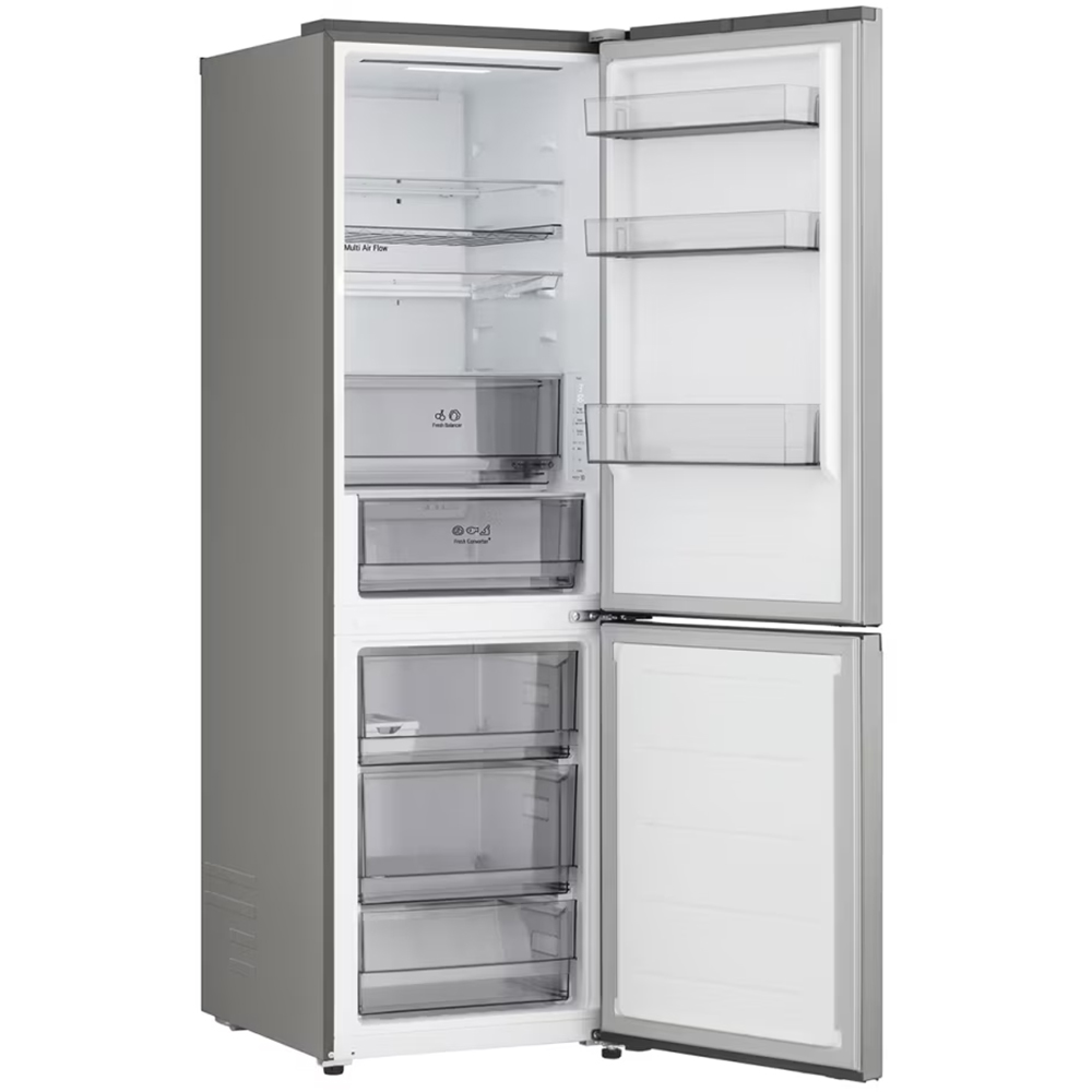 Combina frigorifica LG GBBS312APY, No Frost, 333 l, H 186 cm, Clasa A, ThinQ, argintiu