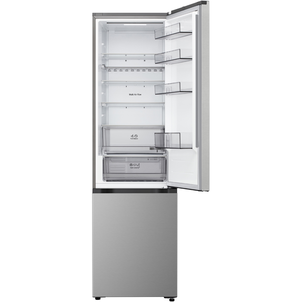 Combina frigorifica LG GBBS322APY, No Frost, 375 l, H 203 cm, Clasa A, ThinQ, argintiu