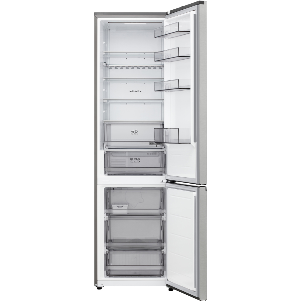 Combina frigorifica LG GBBS322APY, No Frost, 375 l, H 203 cm, Clasa A, ThinQ, argintiu