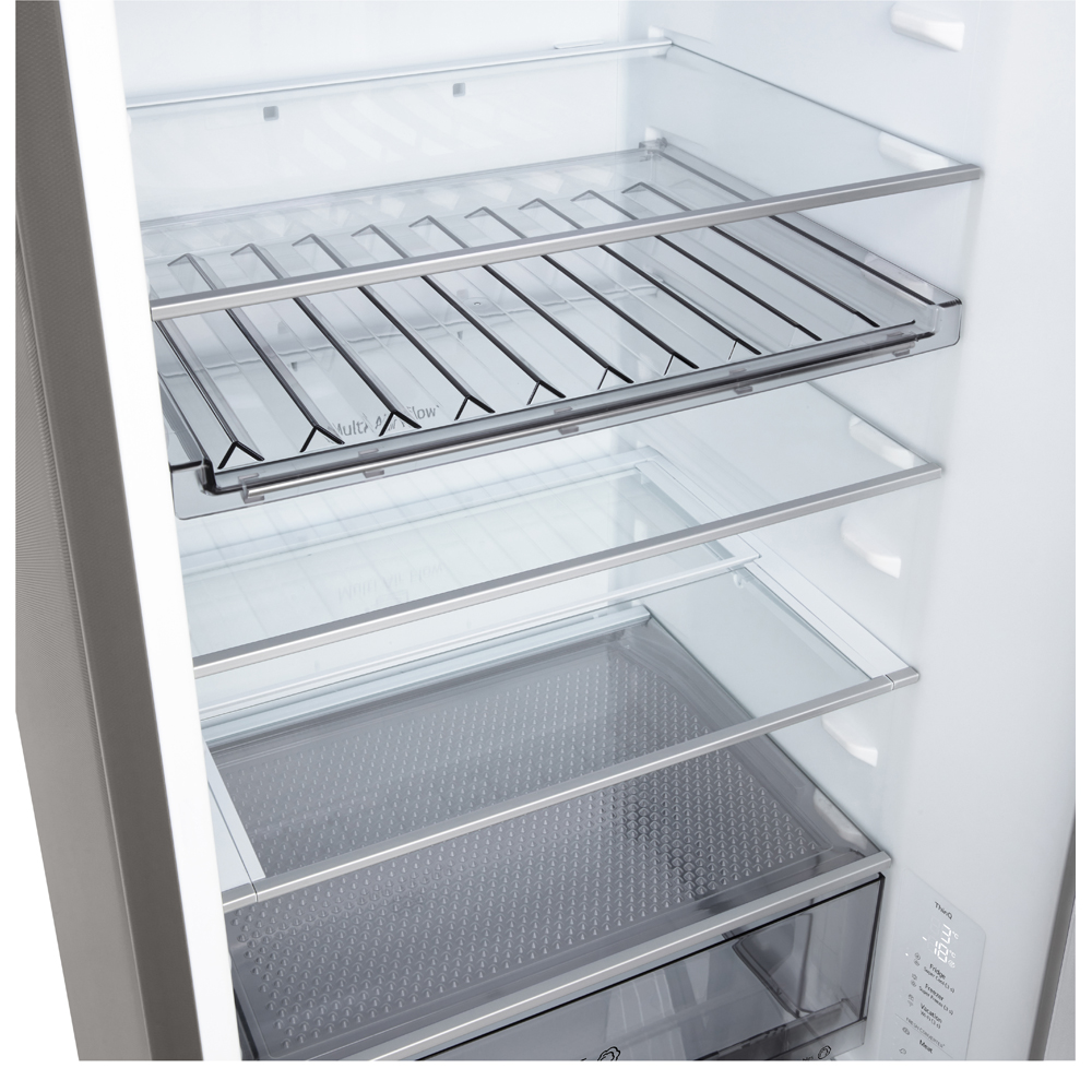 Combina frigorifica LG GBBS322APY, No Frost, 375 l, H 203 cm, Clasa A, ThinQ, argintiu