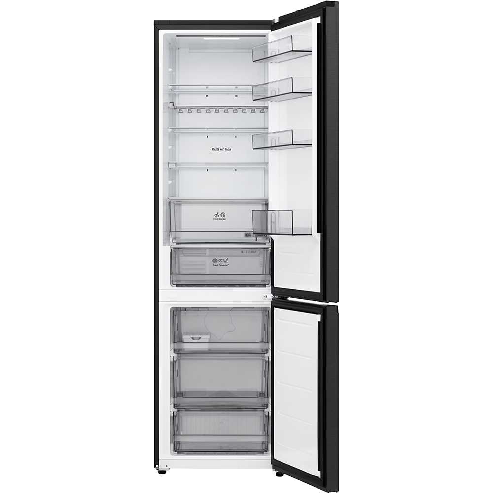 Combina frigorifica LG GBBS322BEV, No Frost, 375 l, H 203 cm, Clasa B, ThinQ, negru