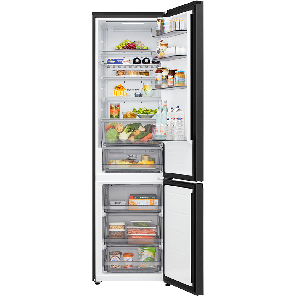 Combina frigorifica LG GBBS322BEV, No Frost, 375 l, H 203 cm, Clasa B, ThinQ, negru