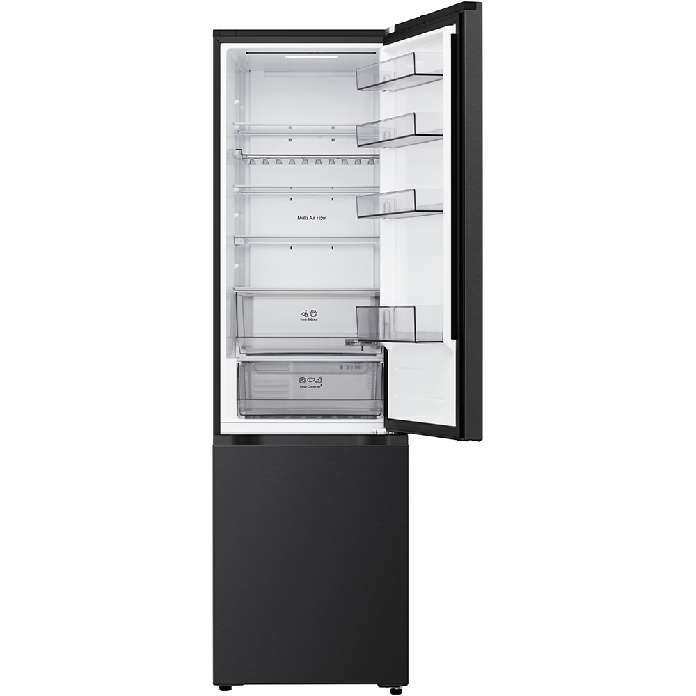 Combina frigorifica LG GBBS322BEV, No Frost, 375 l, H 203 cm, Clasa B, ThinQ, negru