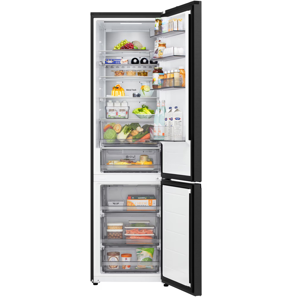 Combina frigorifica LG GBBS524CEV, No Frost, 375 l, H 203 cm, Clasa C, ThinQ, negru