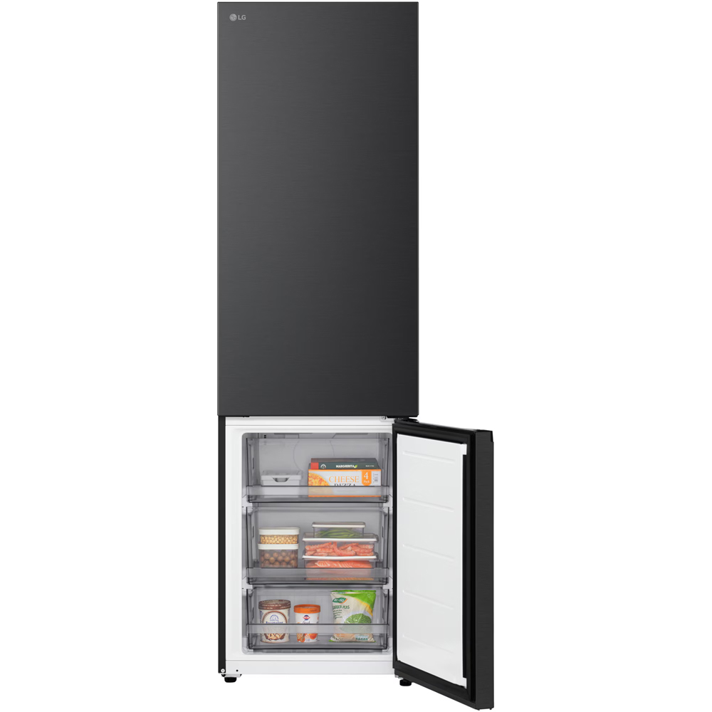 Combina frigorifica LG GBBS524CEV, No Frost, 375 l, H 203 cm, Clasa C, ThinQ, negru