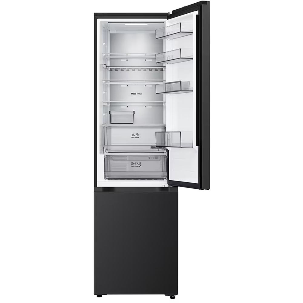 Combina frigorifica LG GBBS525CEV, No Frost, 375 l, H 203 cm, Clasa C, ThinQ, negru