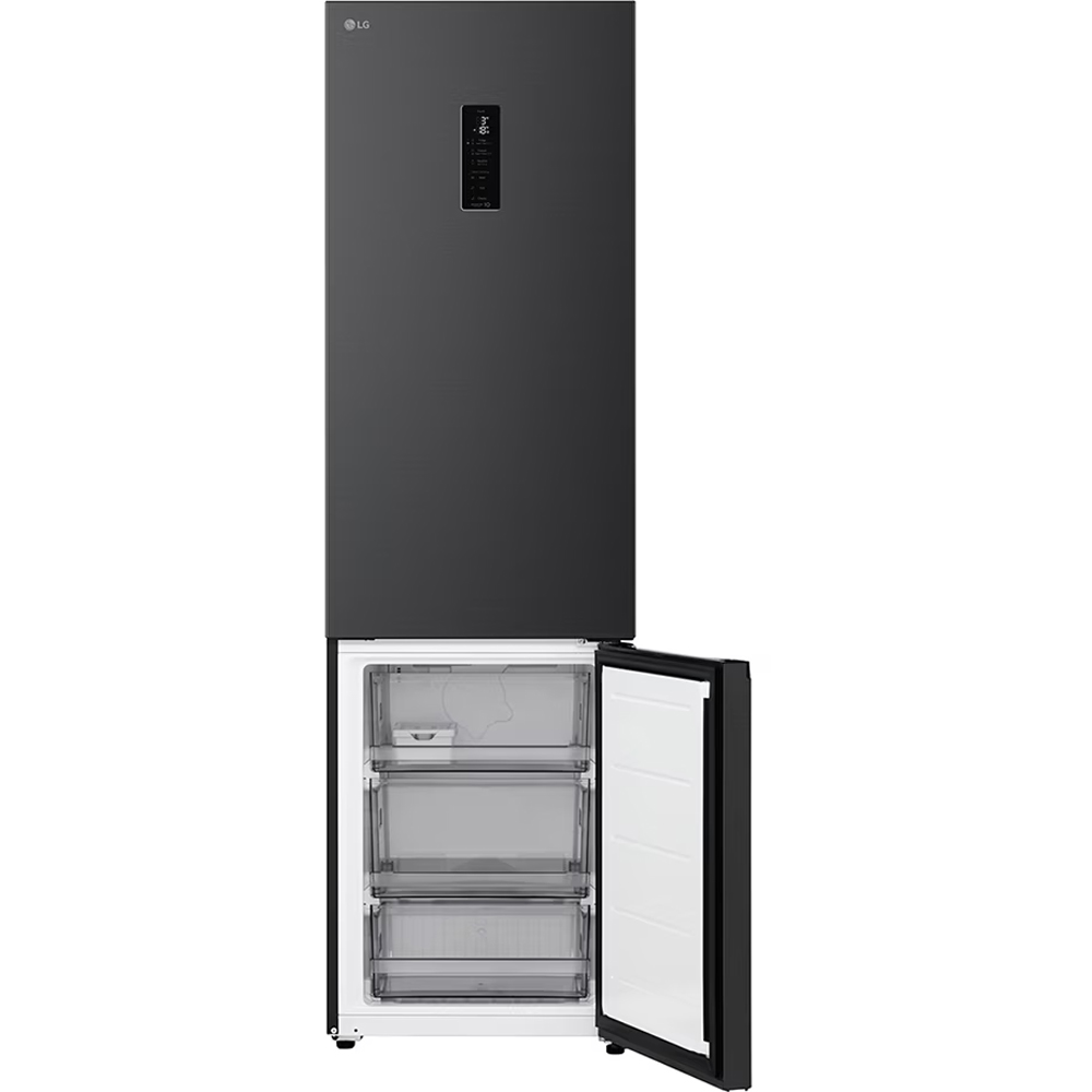 Combina frigorifica LG GBBS525CEV, No Frost, 375 l, H 203 cm, Clasa C, ThinQ, negru