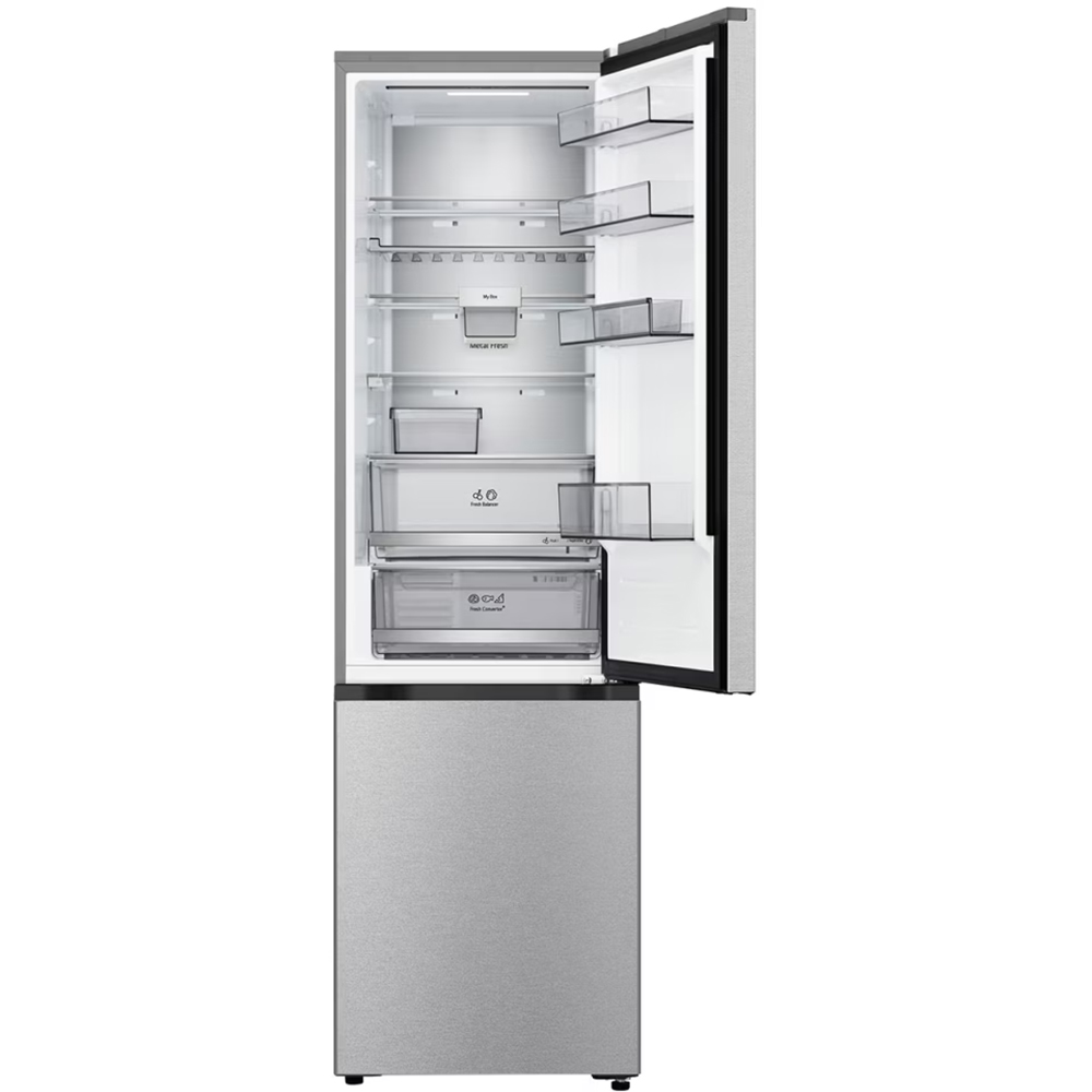 Combina frigorifica LG GBBS726AMB, No Frost, 375 l, H 203 cm, Clasa A, ThinQ, argintiu