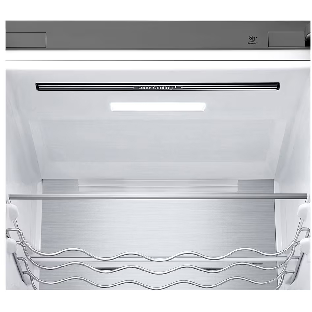 Combina frigorifica LG GBBS727CPY, No Frost, 375 l, H 203 cm, Clasa C, ThinQ, argintiu