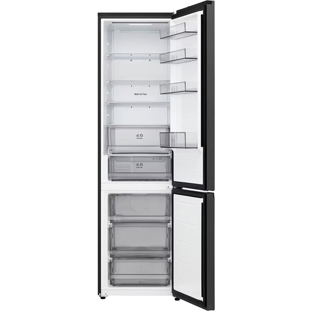 Combina frigorifica LG GBBSJ20EEP, No Frost, 375 l, H 203 cm, Clasa E, ThinQ, negru