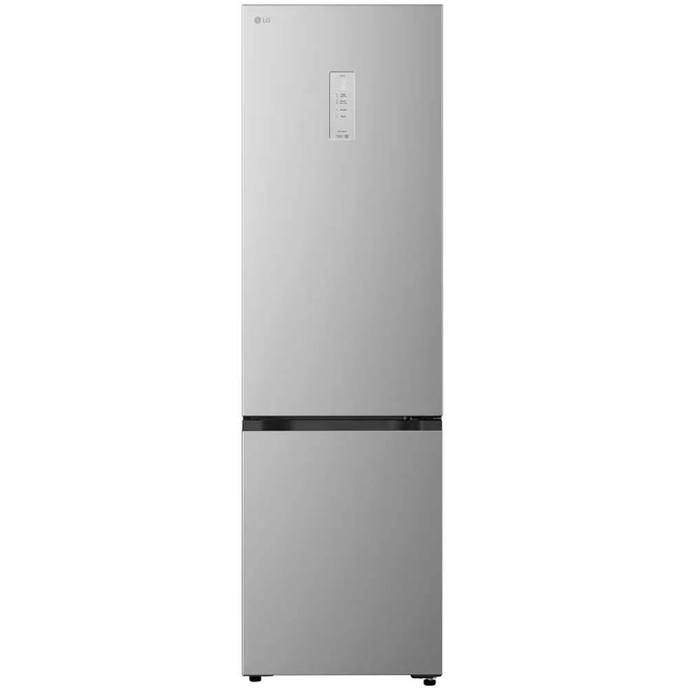 Combina frigorifica LG GBBSJ21DPY, No Frost, 375 l, H 203 cm, Clasa D, ThinQ, argintiu