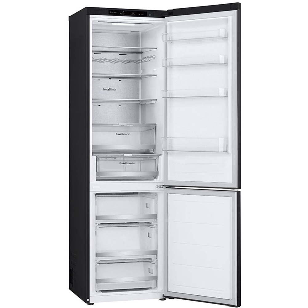 Combina frigorifica LG GBV7280AEV, No Frost, 387 l, H 203 cm, Clasa A, negru