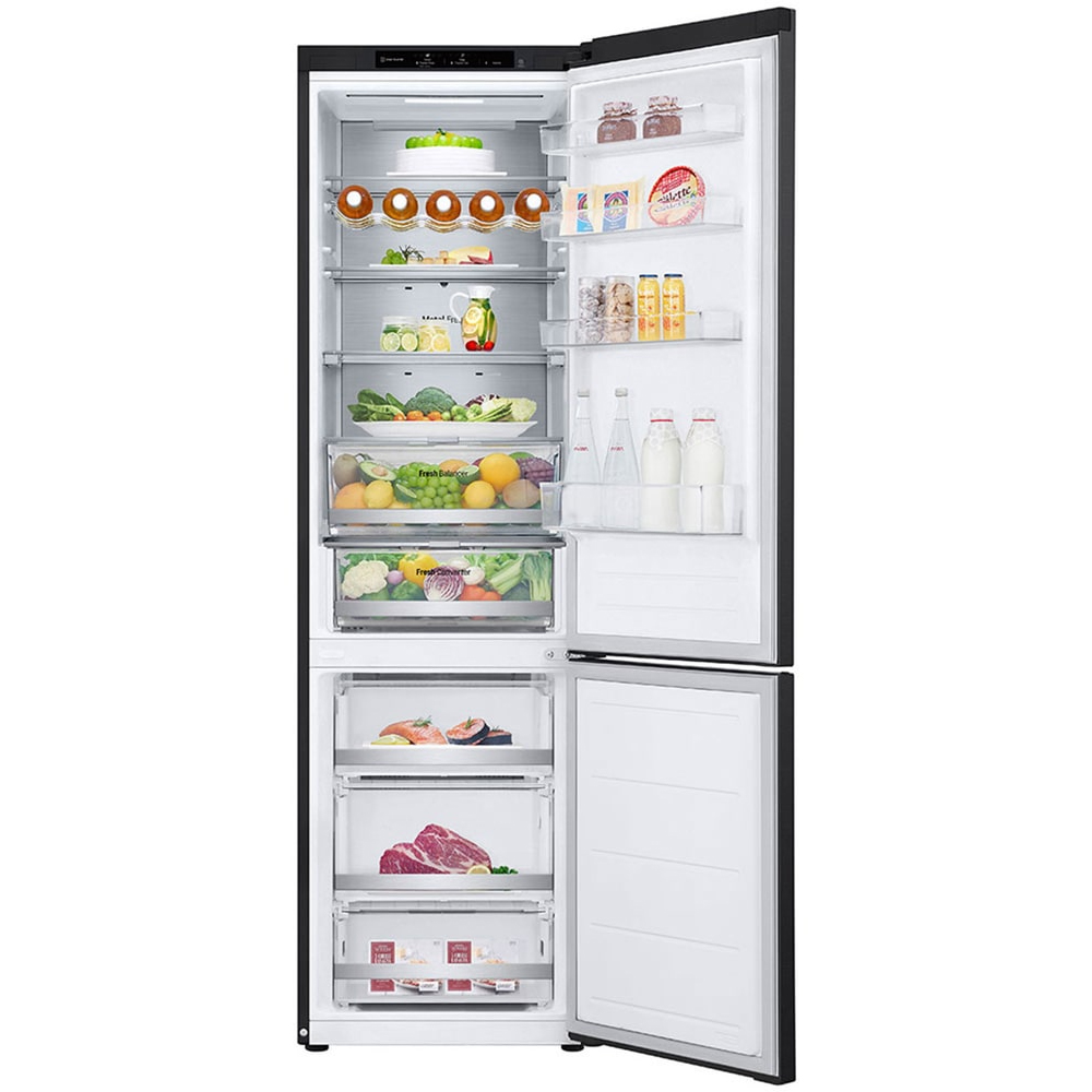 Combina frigorifica LG GBV7280AEV, No Frost, 387 l, H 203 cm, Clasa A, negru