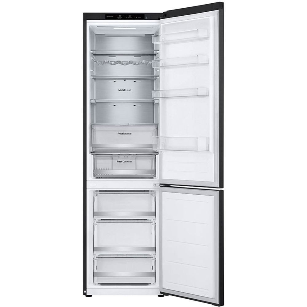 Combina frigorifica LG GBV7280AEV, No Frost, 387 l, H 203 cm, Clasa A, negru