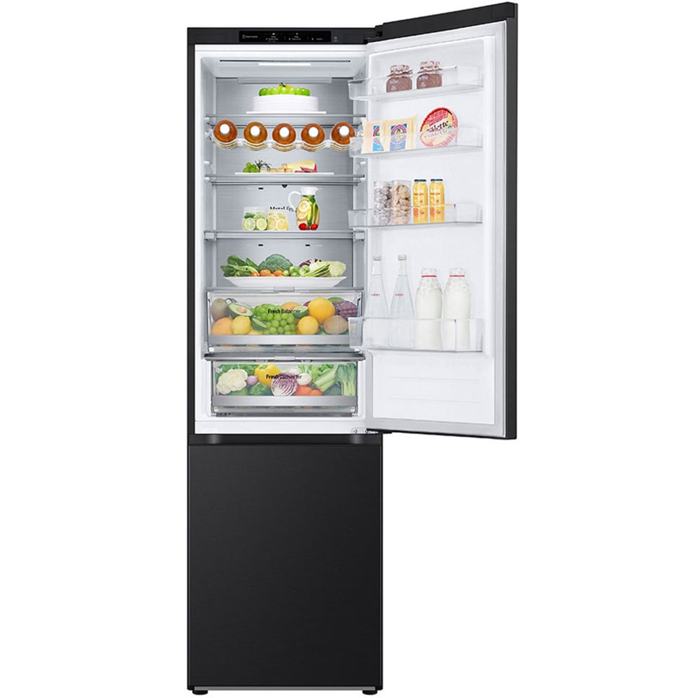 Combina frigorifica LG GBV7280AEV, No Frost, 387 l, H 203 cm, Clasa A, negru