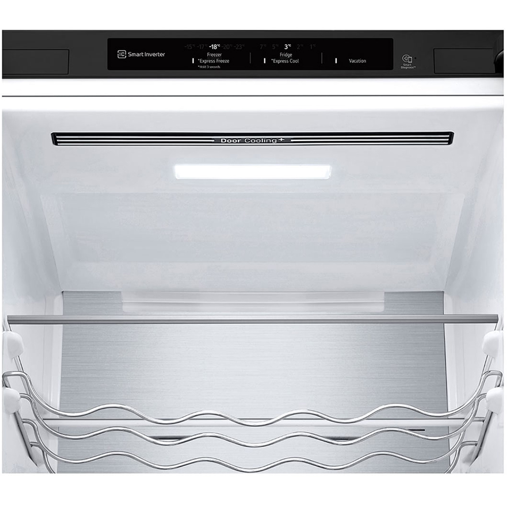 Combina frigorifica LG GBV7280AEV, No Frost, 387 l, H 203 cm, Clasa A, negru