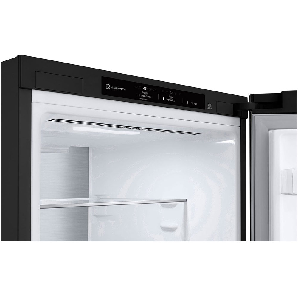 Combina frigorifica LG GBV7280AEV, No Frost, 387 l, H 203 cm, Clasa A, negru