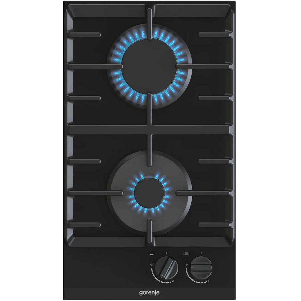 Plita incorporabila GORENJE GC321B, Gaz, 2 arzatoare, negru
