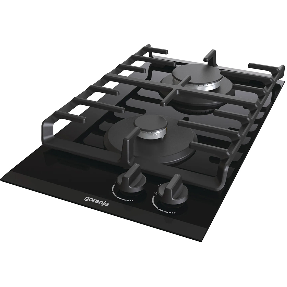Plita incorporabila GORENJE GC321B, Gaz, 2 arzatoare, negru