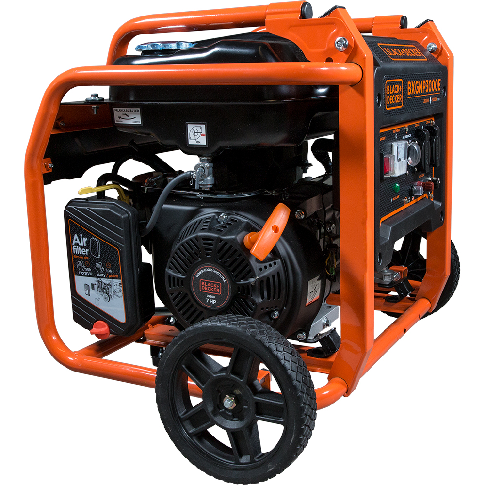 Generator electric BLACK DECKER BXGNP3000E, 3000W, 4 timpi, benzina, autonomie 11h