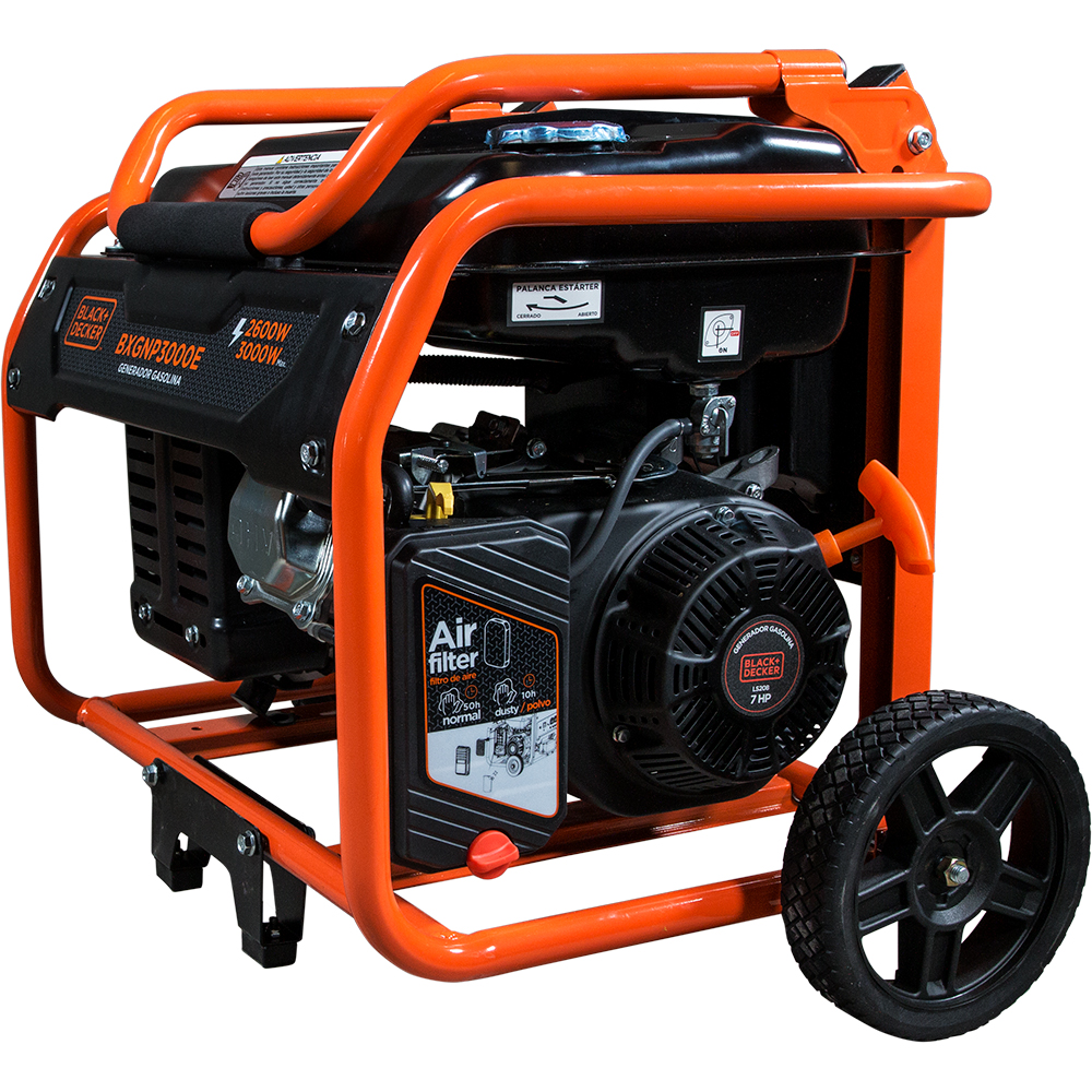 Generator electric BLACK DECKER BXGNP3000E, 3000W, 4 timpi, benzina, autonomie 11h