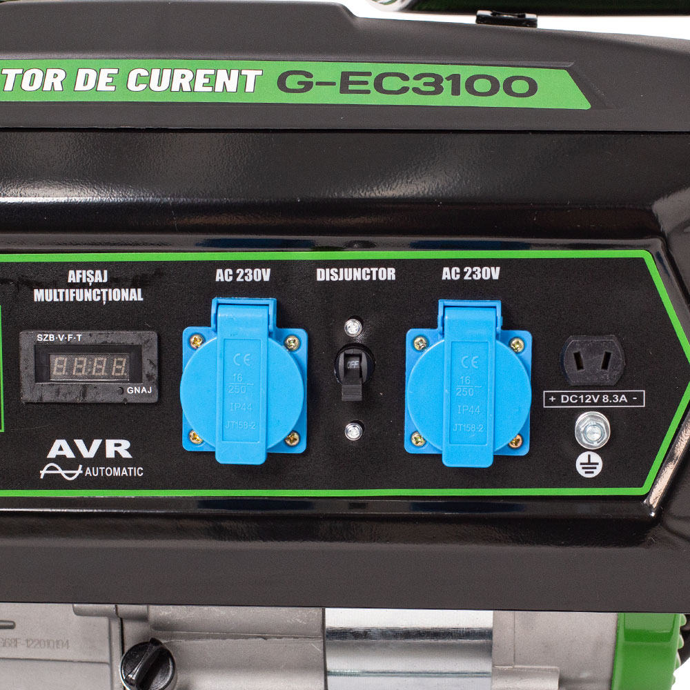 Generator electric GREENFIELD G-EC3100, 2300W, 4 timpi, benzina, autonomie 15h