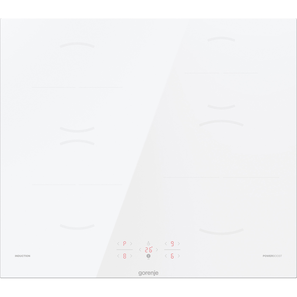 Plita incorporabila GORENJE GI6401WSC, Inductie, 4 arzatoare, Touch Control, alb