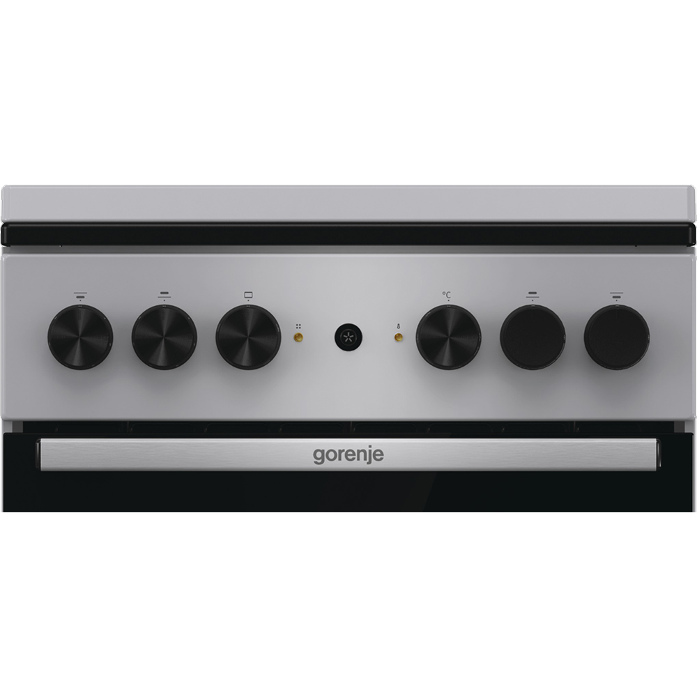 Aragaz GORENJE GK5A12SG, 4 arzatoare, Gaz + Electric, L 50 cm, gri
